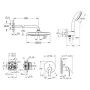 Душова система прихованого монтажу GROHE TEMPESTA 250 UA26416SC3