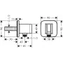 Шлангове під'єднання HANSGROHE FIXFIT Q 26887670, чорний матовий