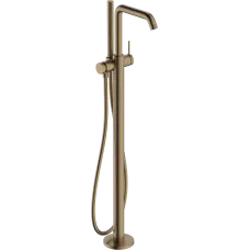 Змішувач для ванни підлоговий HANSGROHE TECTURIS S 73440140, бронза сатин