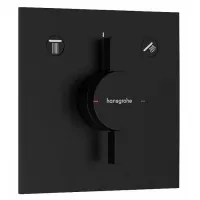 Змішувач прихованого монтажу HANSGROHE DUO TURN 75417670, чорний матовий