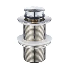 Донний клапан без накладки VOLLE 9000.104002, нікель сатин