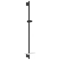 Душова штанга з поличкою 90 см GROHE RAINSHOWER 22125KF0, чорний матовий