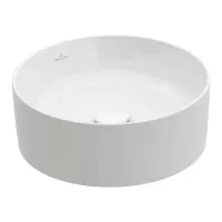 Умивальник на стільницю VILLEROY & BOCH COLLARO 4A1840RW, d40, CeramicPlus, білий