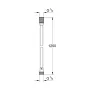Шланг для душа 1250 мм GROHE SILVERFLEX 28362KF1, чорний матовий