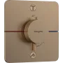 Змішувач прихованого монтажу за термостатом HANSGROHE SHOWER SELECT COMFORT Q 15583140, бронза сатин