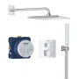 Душова система зі змішувачем прихованого монтажу GROHE CUBE 34868000