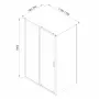 Душова кабіна прямокутна 120x80 IMPRESE SKALA s09806012GR