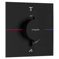 Змішувач прихованого монтажу за термостатом HANSGROHE SHOWERSELECT COMFORT E 15572670, чорний матовий