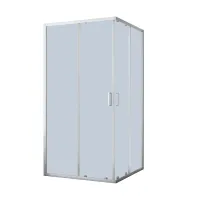 Душевая кабина прямоугольная 120x120 IMPRESE VALTICE i51185, черный матовый