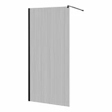 Душова стінка WALK-IN 110 см IMPRESE s09111004MV, черный матовый