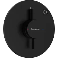 Змішувач для душу прихованого монтажу HANSGROHE DUOTURN S 75618670, чорний матовий