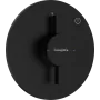 Змішувач для душу прихованого монтажу HANSGROHE DUOTURN S 75618670, чорний матовий