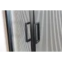 Душова кабіна 90Х90 з піддоном EGER TISZA 599-021-BS, чорний