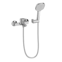 Змішувач для ванни з гарнітуром IMPRESE LESNA f03203901LA, хром