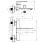 Змішувач для ванни з гарнітуром IMPRESE SLANICE f03212401SA, хром