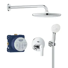Душова система зі змішувачем прихованого монтажу GROHE EUROSMART 25288000