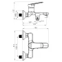Смеситель для ванны RJ VILA RJFA087-03CH