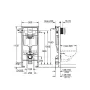 Інсталяція для унітаза GROHE RAPID SL 38772SH0