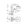 Душова система з термостатом GROHE TEMPESTA 250 26689001