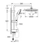 Душова система без змішувача GROHE TEMPESTA 26675001