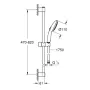 Душовий гарнітур GROHE TEMPESTA 27598003