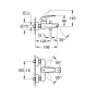 Змішувач для ванни GROHE EUROSMART 333002433, чорний матовий