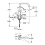 Змішувач для кухні GROHE EUROSMART 305672430, чорний матовий