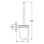 Щітка для унітаза GROHE ESSENTIALS 1024682430, чорний матовий