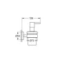 Дозатор рідкого мила GROHE ESSENTIALS 1022572430, чорний матовий