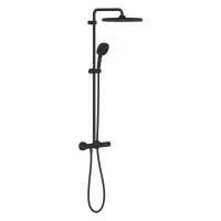 Душова система з термостатом GROHE TEMPESTA 250 266892431, чорний матовий