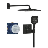 Душова система прихованого монатжу GROHE GROHTHERM 34865KF0, черный матовый