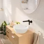 Змішувач для раковини з донним клапаном HANSGROHE REBRIS S 72528670, чорний матовий