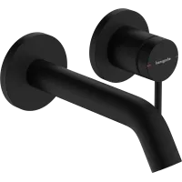 Змішувач для раковини прихованого монтажу HANSGROHE TECTURIS S 73350670, чорний матовий