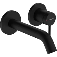Змішувач для раковини прихованого монтажу HANSGROHE TECTURIS S 73350670, чорний матовий