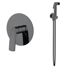 Гігієнічний душ із змішувачем VOLLE CANTE SET20240406, графіт
