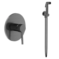 Гігієнічний душ із змішувачем VOLLE CRUZE SET20240409, графіт