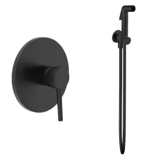 Гігієнічний душ із змішувачем VOLLE CRUZE SET20240414, чорний матовий