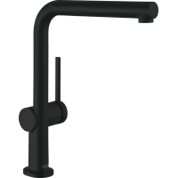 Змішувач для кухонної мийки з висувним душем HANSGROHE TALIS M54 72845670, чорний матовий