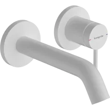 Змішувач для раковини прихованого монтажу HANSGROHE TECTURIS S 73350700, білий матовий