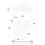 Душовий піддон з сифоном 90х90 см VOLLE 4400.143007