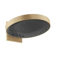 Верхній душ з настінним кронштейном HANSGROHE RAINFINITY 26234140, бронза сатин