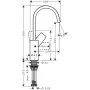 Змішувач для раковини HANSGROHE VIVENIS 75032000