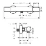 Змішувач для душу HANSGROHE ECOSTAT 13346000