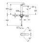 Смеситель для умывальника GROHE CUBEO 1017292430, черный матовый