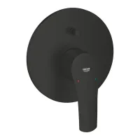 Змішувач прихованого монтажу 2 функції GROHE EUROSMART NEW, чорний матовий