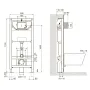 Інсталяція для унітазу з клавішею IMPRESE i-FRAME i8120C, хром