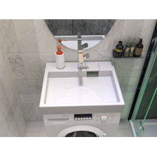 Умивальник на пральну машину акриловий Redokss San DEYMOS 60х50см