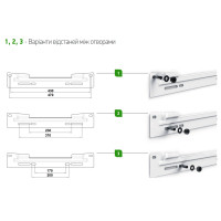 Універсальна монтажна пластина Tesy (7066010)