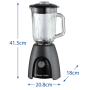 Стаціонарний блендер Russell Hobbs 27121-56 Matte Charcoal Jug Blender (7030810)