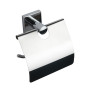 Тримач для туалетного паперу з кришкою VBI SATURN CHROME